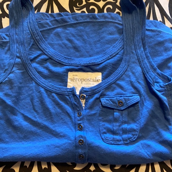 Aeropostale blue tank. - Picture 2 of 5